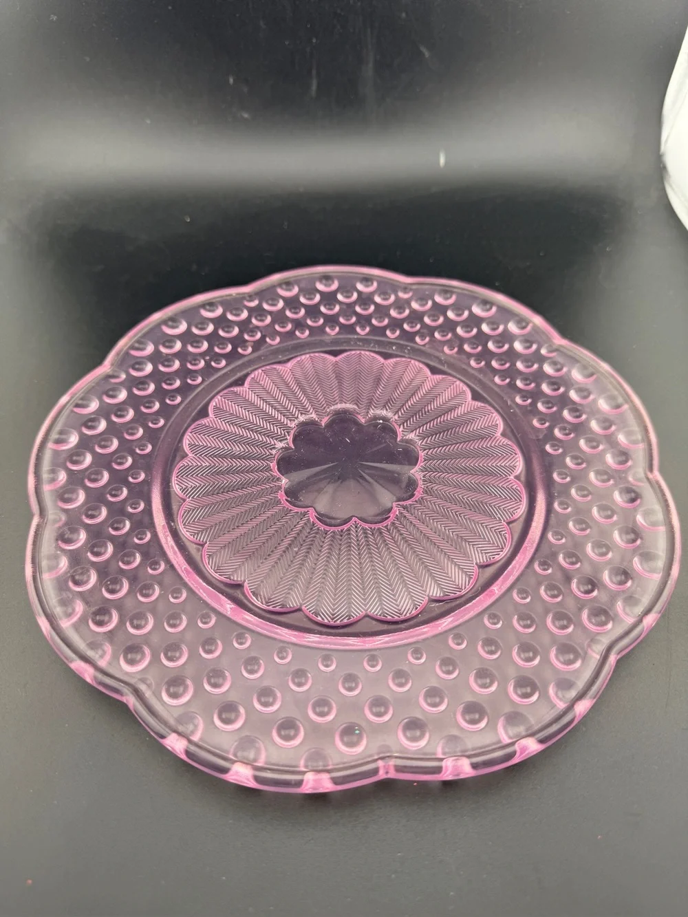 Luncheon Plate Emily's Attic Pink by GORHAM CRYSTAL